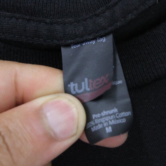 Tultex Shirt Mens Medium M Black Motionless In White Diseased & Disguised 2020 - Picture 5 of 8